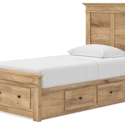 Makidern - Panel Storage Bed