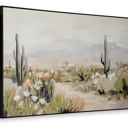 Sidworth - Wall Art - Green / Beige / Gray