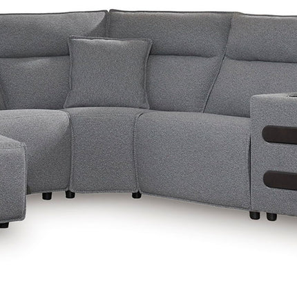 Modmax II - Reclining Sectional - Salt And Pepper
