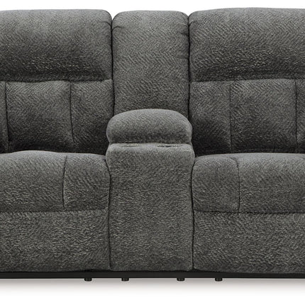 Frohn - Dbl Reclining Loveseat With Console
