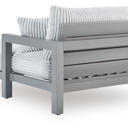 Hurley Park - Chaise Lounge With Cushion - Gray
