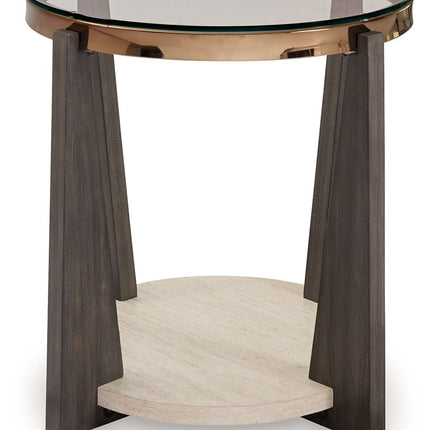 Frazwa - Round End Table - Multi