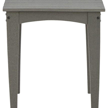 Visola - Square End Table - Gray
