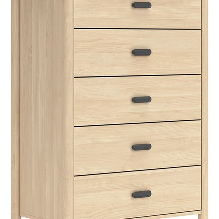 Cabinella - Five Drawer Chest - Tan