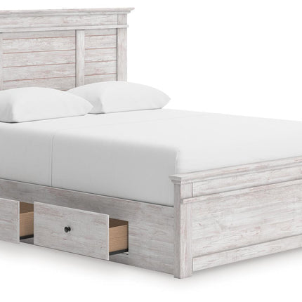 Makidern - Panel Storage Bed