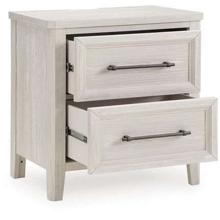Darbonton - Two Drawer Night Stand - Dove White