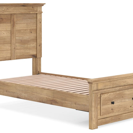 Makidern - Panel Storage Bed