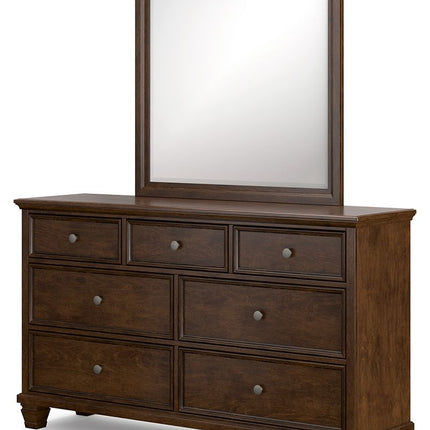 Danabrin - Dresser And Mirror - Brown