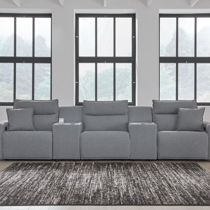 Modmax II - Reclining Sectional - Salt And Pepper