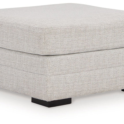 Koralynn - Oversized Accent Ottoman - Stone