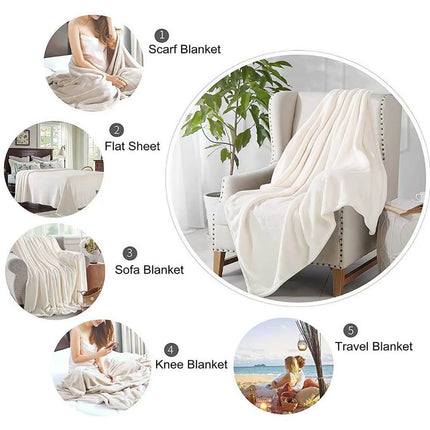 Alien Earth Blanket Pattern Flannel Throw Room Decoration