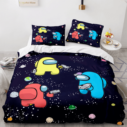 Among Us PatternCosplay Bedding Sets Quilt Cover