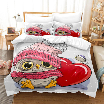 Animal World Owl Bedding Sets Quilt Cover Without Filler