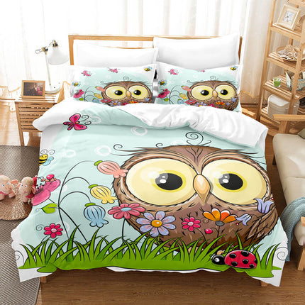 Animal World Owl Bedding Sets Quilt Cover Without Filler