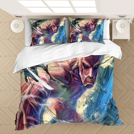 Anime Attack on Titan Bedding Set Quilt Covers Without Filler