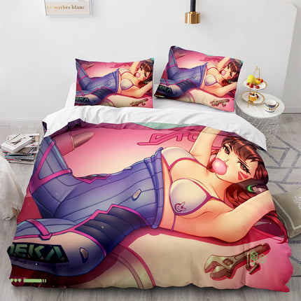 Anime Cute Girls Cosplay Bedding Sets Quilt Cover Without Filler
