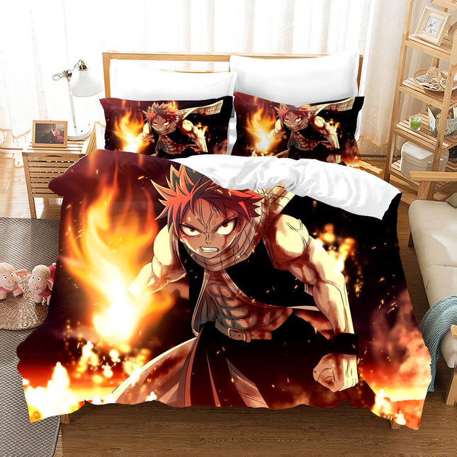 Anime Fairy Tail Cosplay Bedding Set Quilt Covers Without Filler