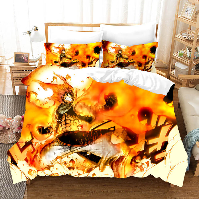 Anime Fairy Tail Cosplay Bedding Set Quilt Covers Without Filler