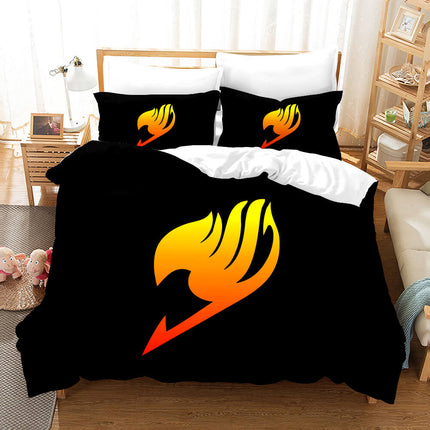Anime Fairy Tail Cosplay Bedding Set Quilt Covers Without Filler
