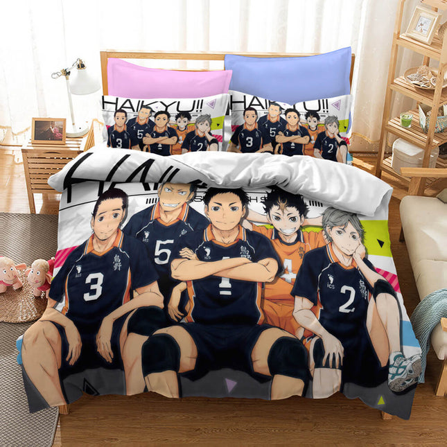 Anime Haikyuu Cosplay Bedding Set Quilt Covers Without Filler