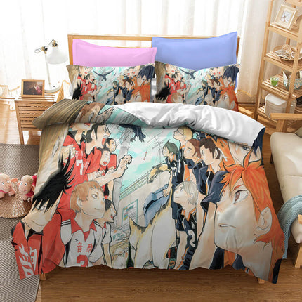 Anime Haikyuu Cosplay Bedding Set Quilt Covers Without Filler