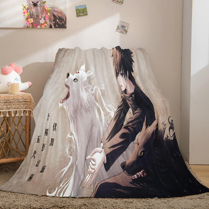 Anime Jujutsu Kaisen Flannel Throw Cosplay Blanket