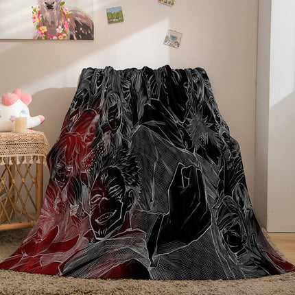 Anime Jujutsu Kaisen Flannel Throw Cosplay Blanket