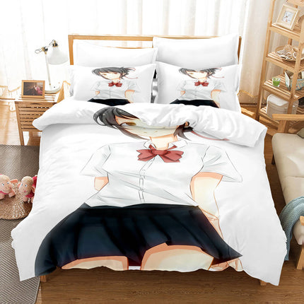 Anime Kizuna AI Cosplay Bedding Set Quilt Covers Without Filler