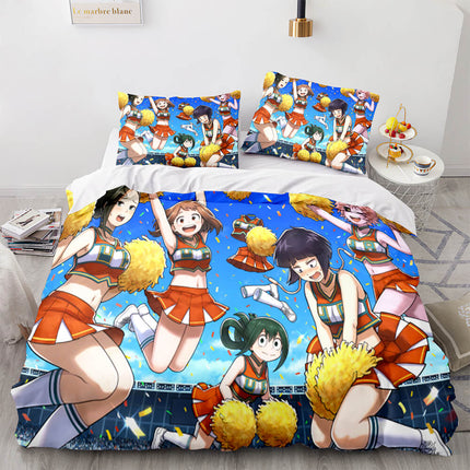 Anime My Hero Academia Bedding Set Cosplay Quilt Cover Without Filler