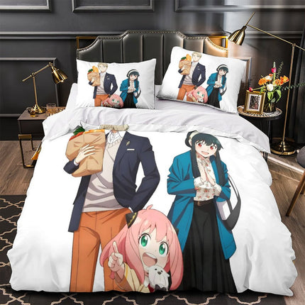 Anime Spy X Family Bedding Set Kids Duvet Cover Without Filler