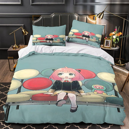 Anime Spy X Family Bedding Set Kids Duvet Cover Without Filler