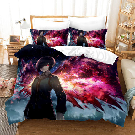 Anime Tokyo Ghoul Cosplay Bedding Set Quilt Cover