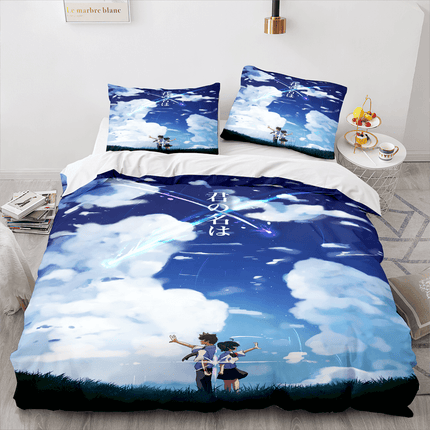 Anime Your Name Pattern Bedding Sets Quilt Covers