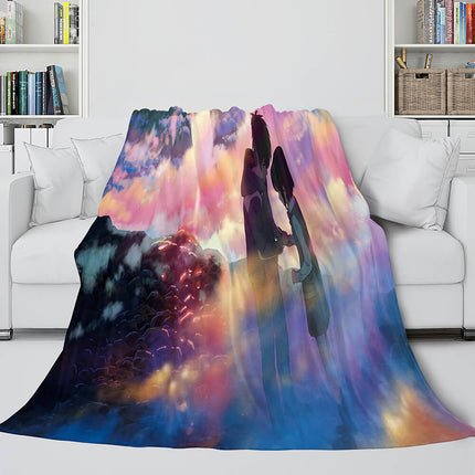 Anime Your Name Cosplay Flannel Blanket Throw