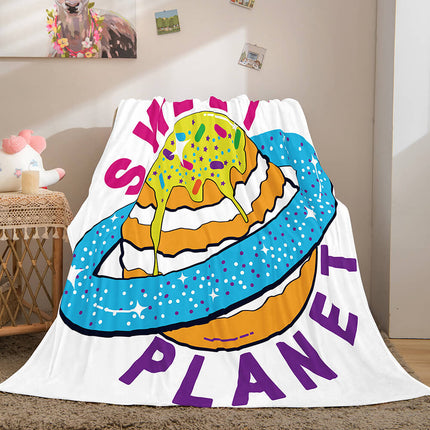Astronaut Blanket Soft Flannel Blanket
