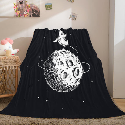 Astronaut Blanket Soft Flannel Blanket