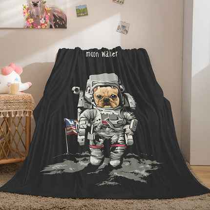 Astronaut Blanket Soft Flannel Blanket