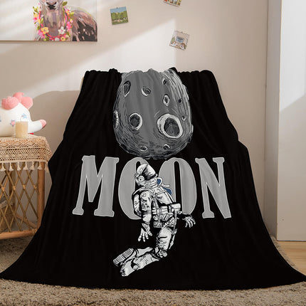 Astronaut Blanket Soft Flannel Blanket