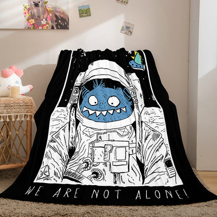 Astronaut Blanket Soft Flannel Blanket