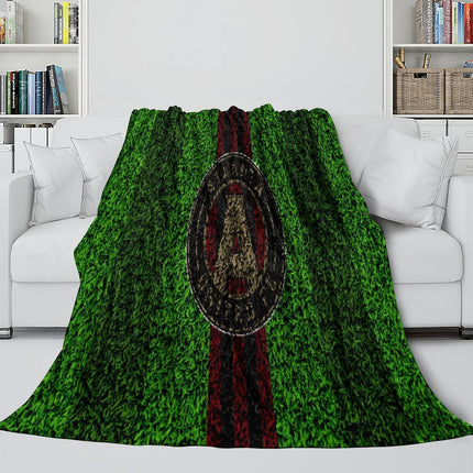 Atlanta United FC Blanket Flannel Fleece Throw Room Decoration