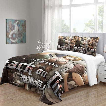 Attack on Titan Cosplay Bedding Sets Quilt Covers
