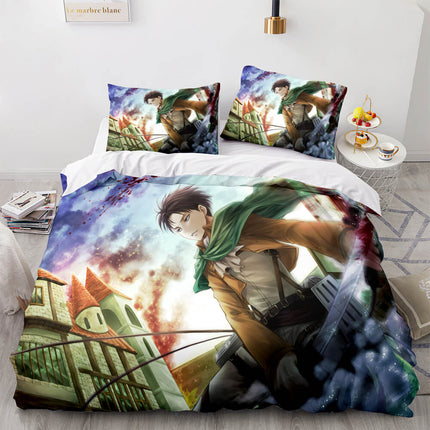 Attack on Titan Cosplay Bedding Sets Quilt Covers