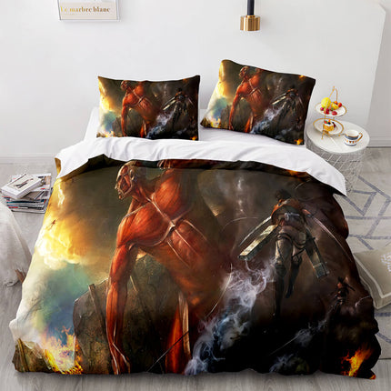Attack on Titan Cosplay Bedding Sets Quilt Covers