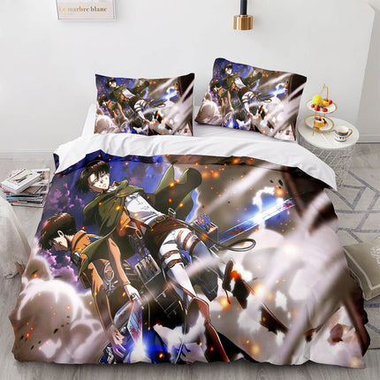 Attack on Titan Cosplay Bedding Sets Quilt Covers