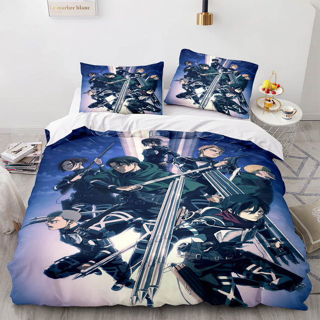 Attack on Titan Cosplay Bedding Sets Quilt Covers