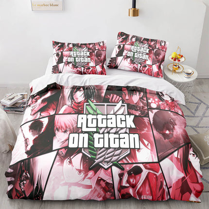 Attack on Titan Cosplay Bedding Sets Quilt Covers