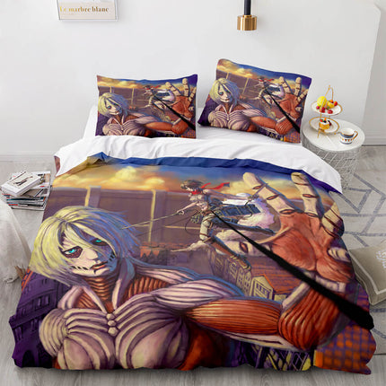 Attack on Titan Cosplay Bedding Sets Quilt Covers