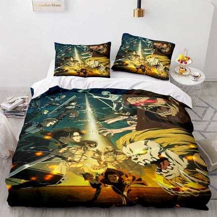 Attack on Titan Cosplay Bedding Sets Quilt Covers