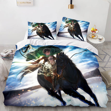Attack on Titan Cosplay Bedding Sets Quilt Covers