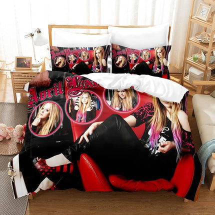 Avril Lavigne Cosplay Bedding Sets Quilt Covers